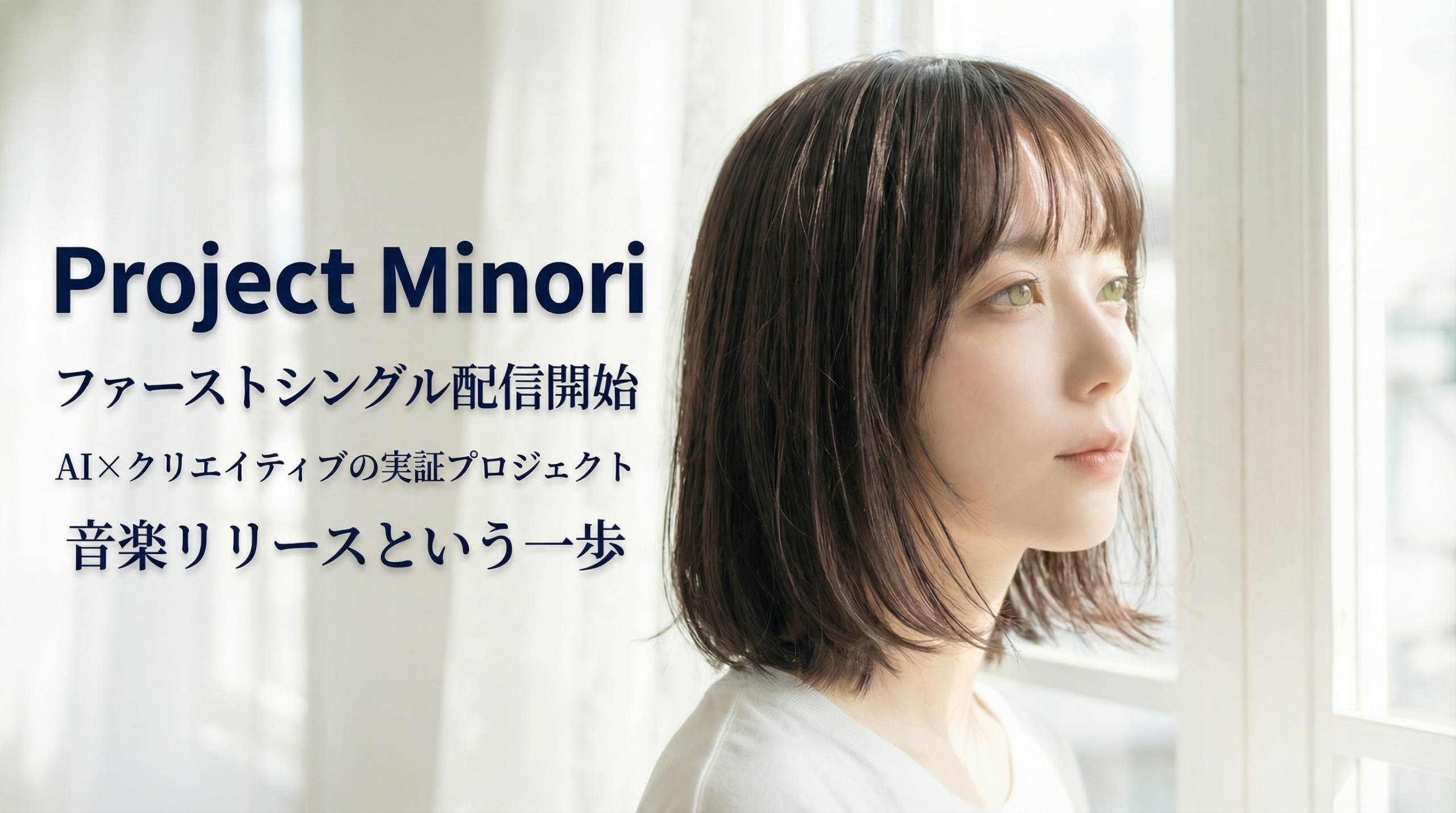 Project Minori
ファーストシングル配信開始